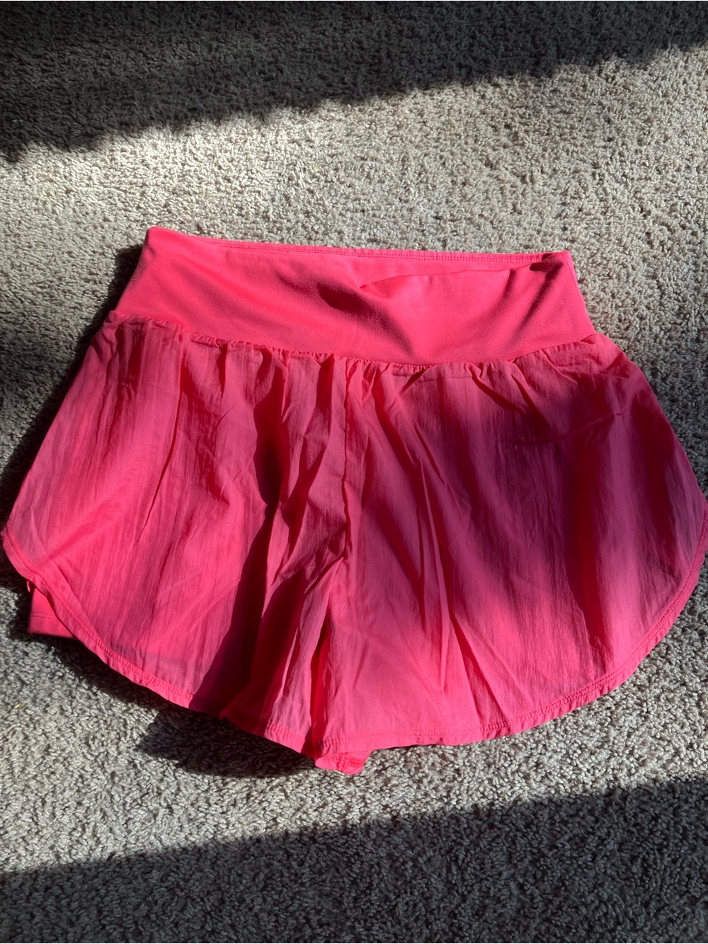 all in motion Hot Pink Athletic Flow Shorts with Wide Waistband